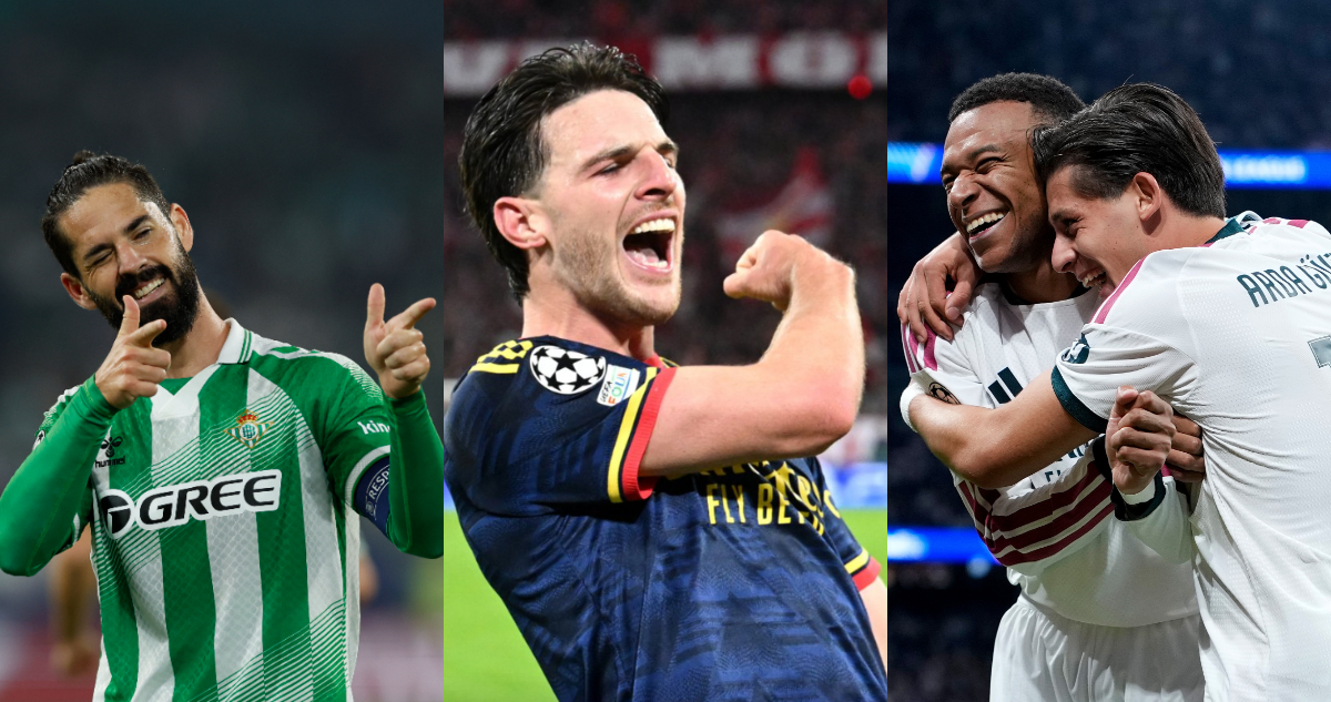 Champions League con resumen de Betis Arsenal y Real Madrid