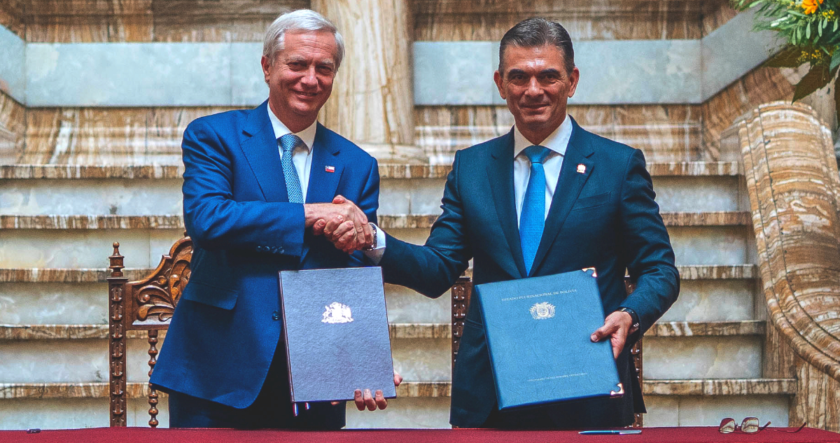 Chile y Bolivia acuerdan desarrollar un “corredor bioceánico” de fibra óptica