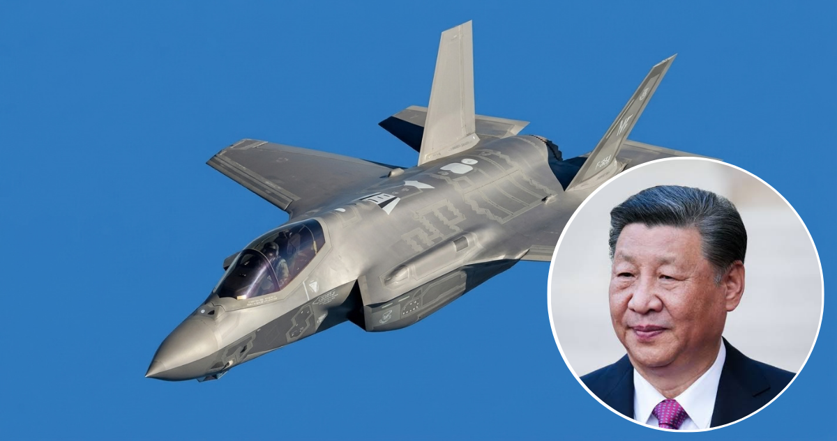 China se quedó con piezas de un F 35 de EEUU