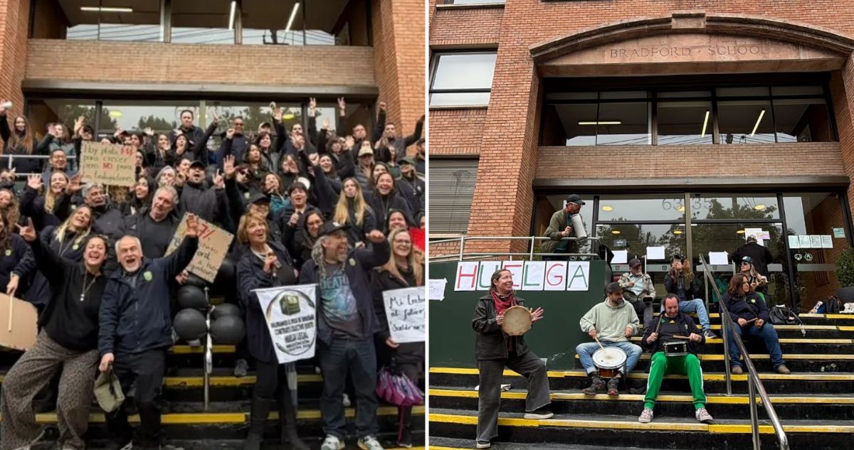 Colegio Bradford de Vitacura en huelga: sindicato acusa "millonario ahorro" en contrato colectivo