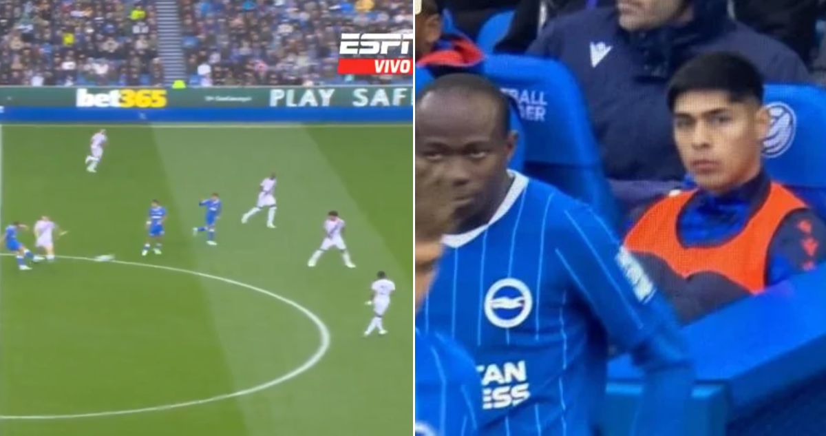 El golazo al Crystal Palace de Darío Osorio del Brighton, en duelo de Premier League