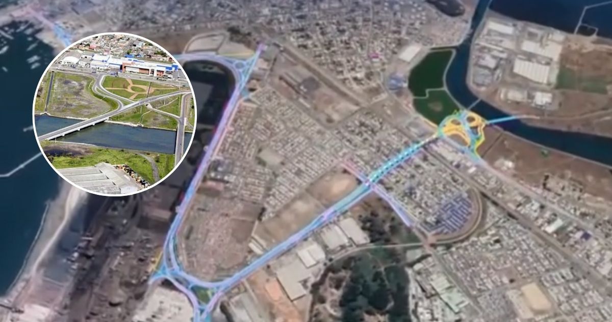 Conexión vial de ruta Interportuaria con Puerto San Vicente
