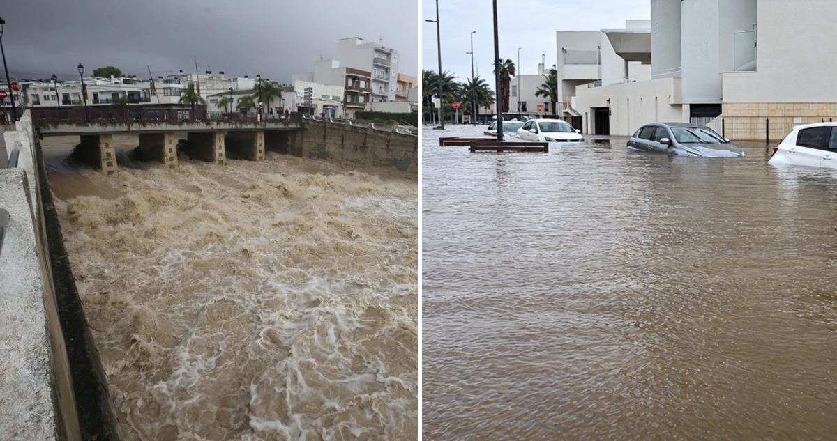 DANA afecta a Valencia, España