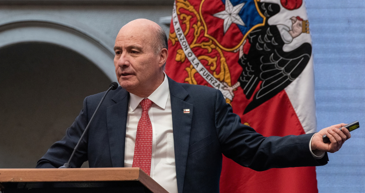 Ministro de Hacienda, Jorge Quiroz.