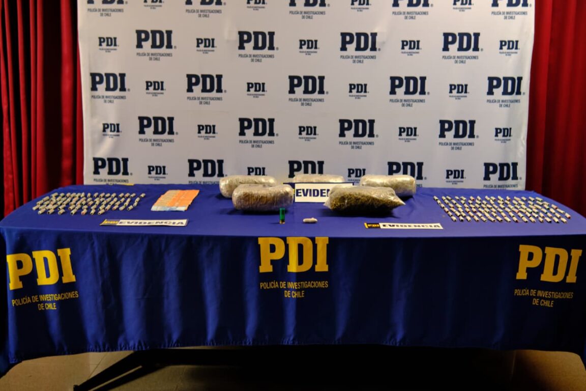 Desbaratan banda narco en Copiapó: caen 3 colombianos y un chileno con $38 millones en cannabis