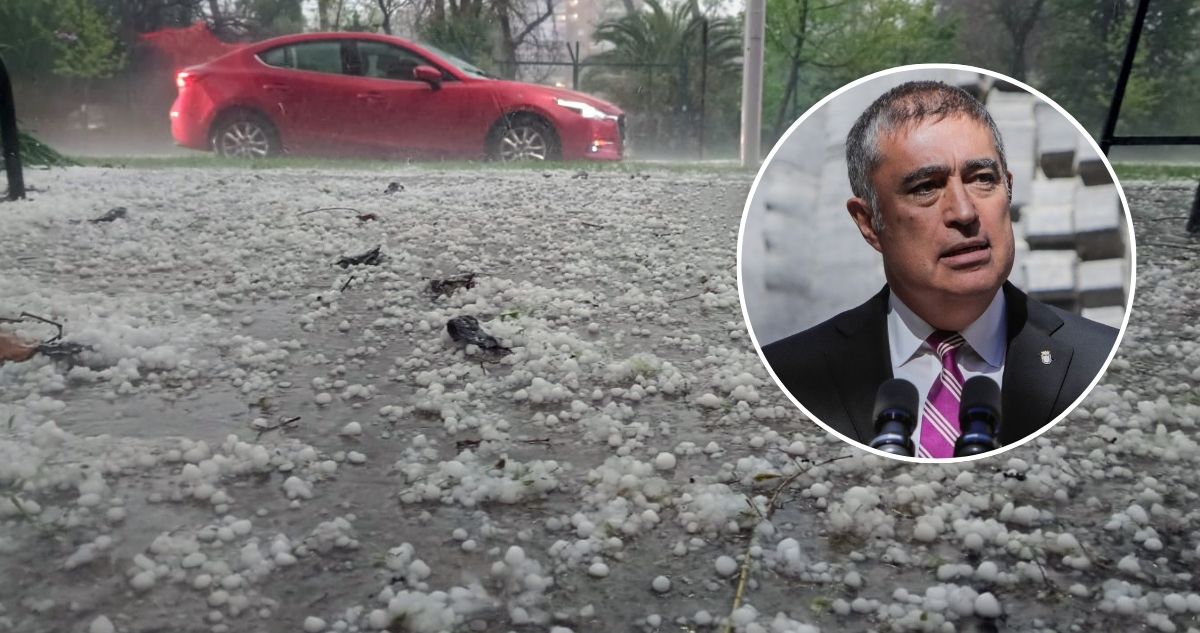 Desbordes reporta colapso de varias techumbres en Santiago por acumulación de granizos