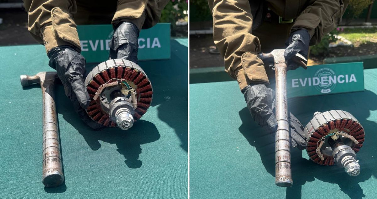 Detienen a "El Chispa" en San Joaquín: robaba motores de scooters para venderlos y comprar droga