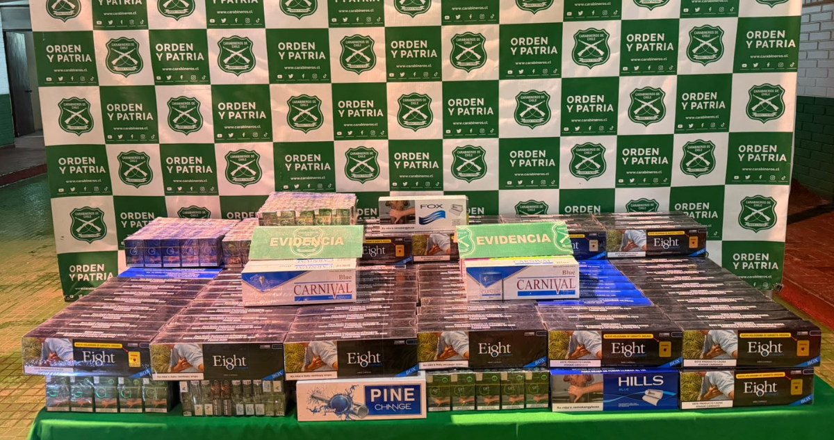 Riña por cigarrillos de contrabando deja cuatro detenidos y millonaria incautación en Lo Prado
