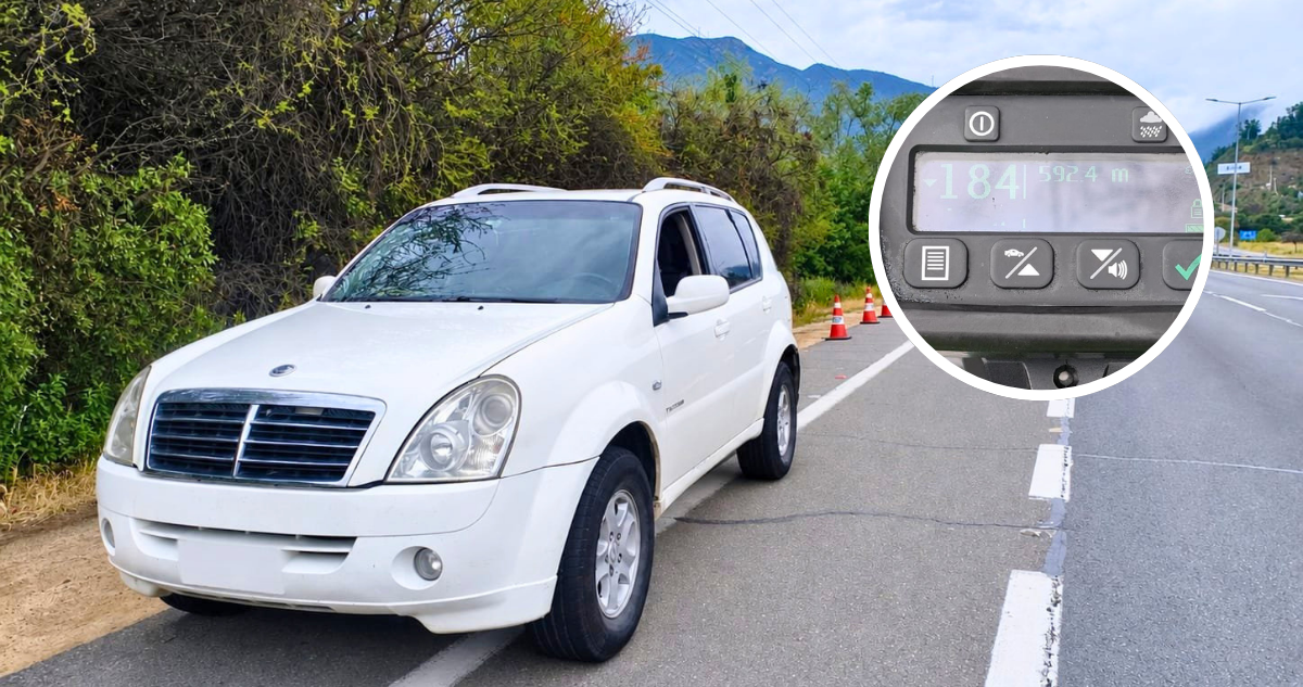Detienen a conductor por circular a 184 km/h en vehículo a nombre del diputado Jorge Brito