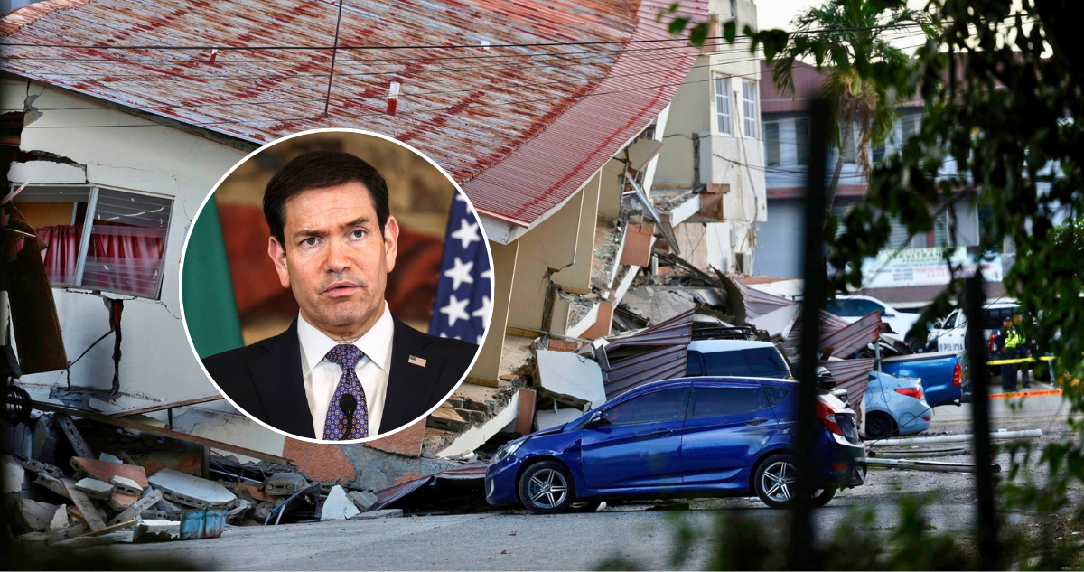 Marco Rubio anuncia envío de ayuda de EEUU a Panamá tras terremoto 7,7