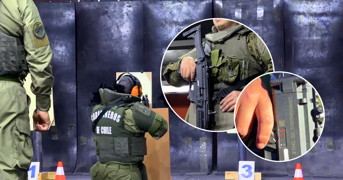 Giro en seguridad: Carabineros jubila la histórica UZI e introduce subfusiles de alto poder de fuego