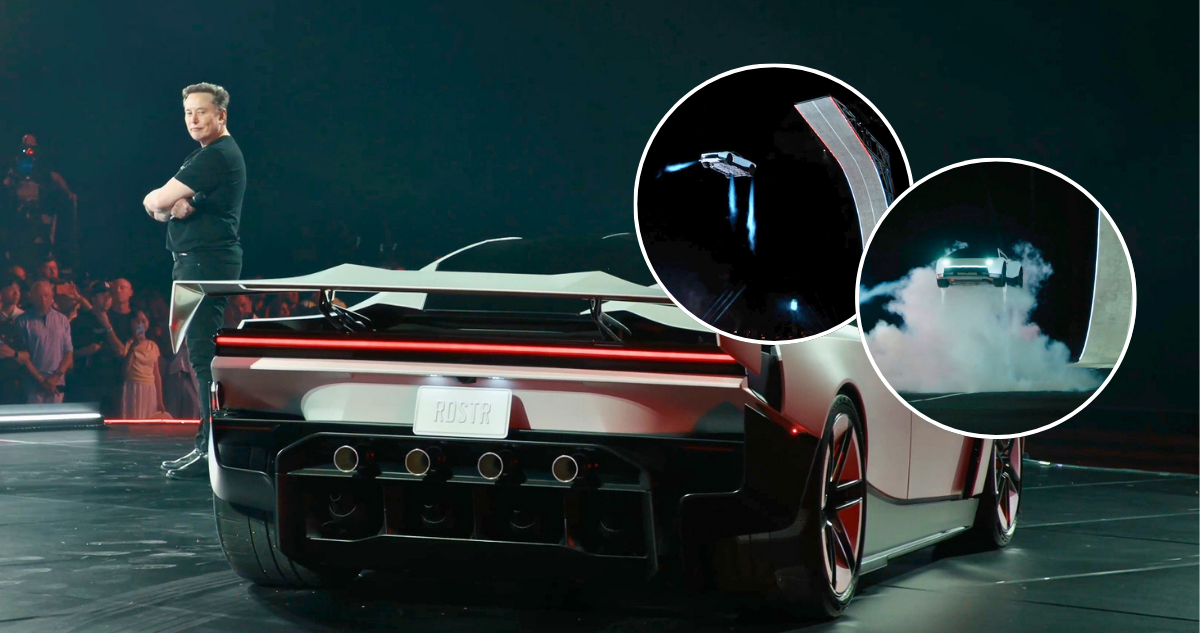 VIDEO | Elon Musk presenta al mundo un vehículo Tesla capaz de “volar” por breves segundos