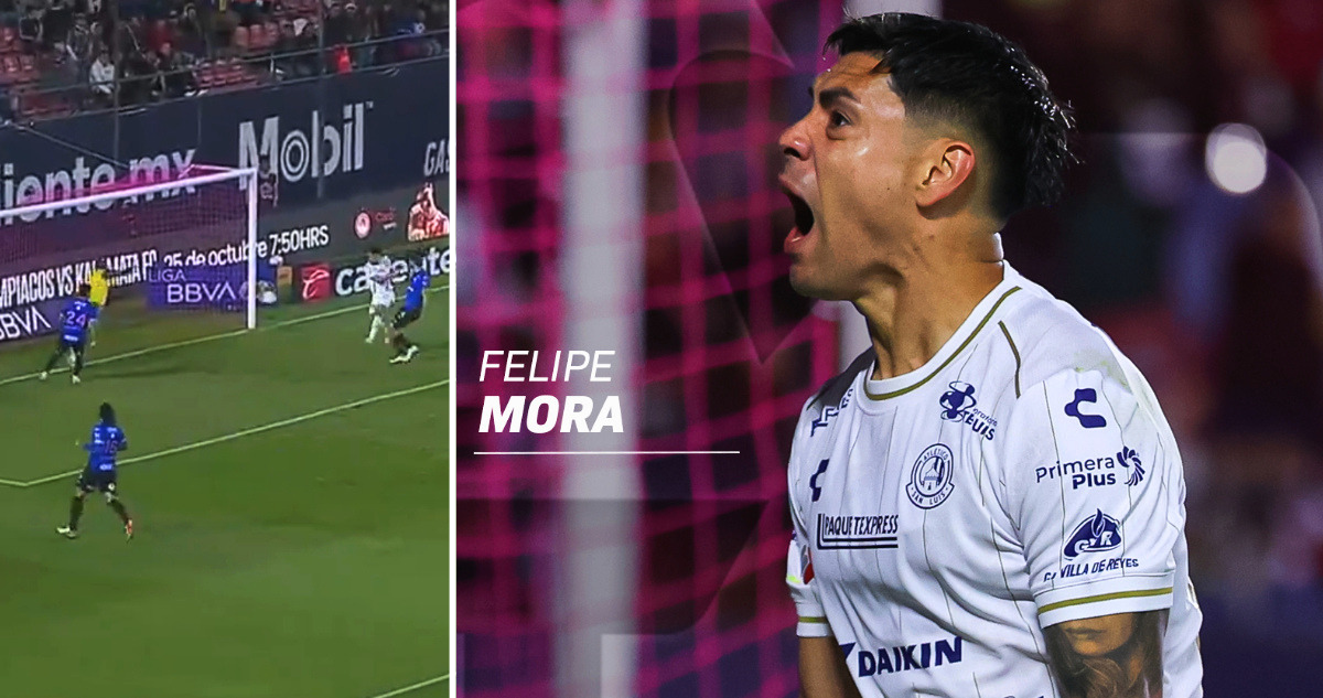 VIDEO | Felipe Mora anota en triunfo de San Luis sobre el Querétaro de Esteban “Chino” González
