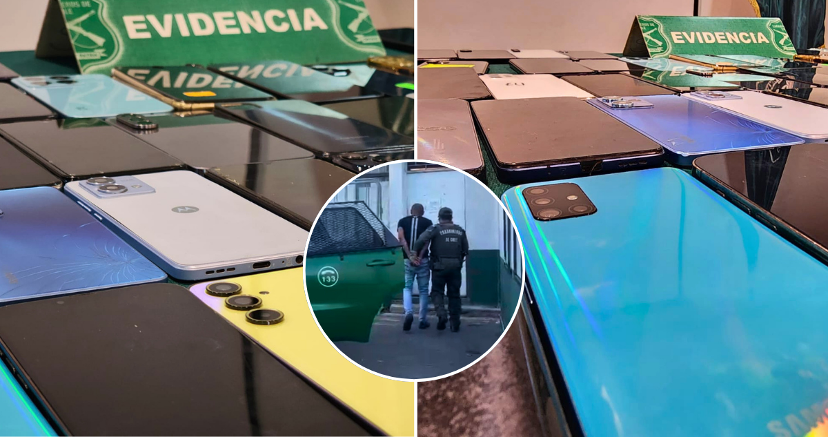 Cae colombiano que vendía más de un centenar de celulares robados en Barrio Franklin