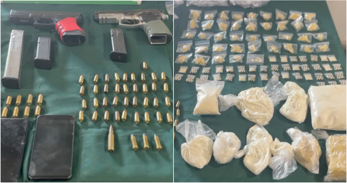 Hombre ve a Carabineros y huye hasta su casa en Pudahuel: lo siguieron y encontraron armas y drogas