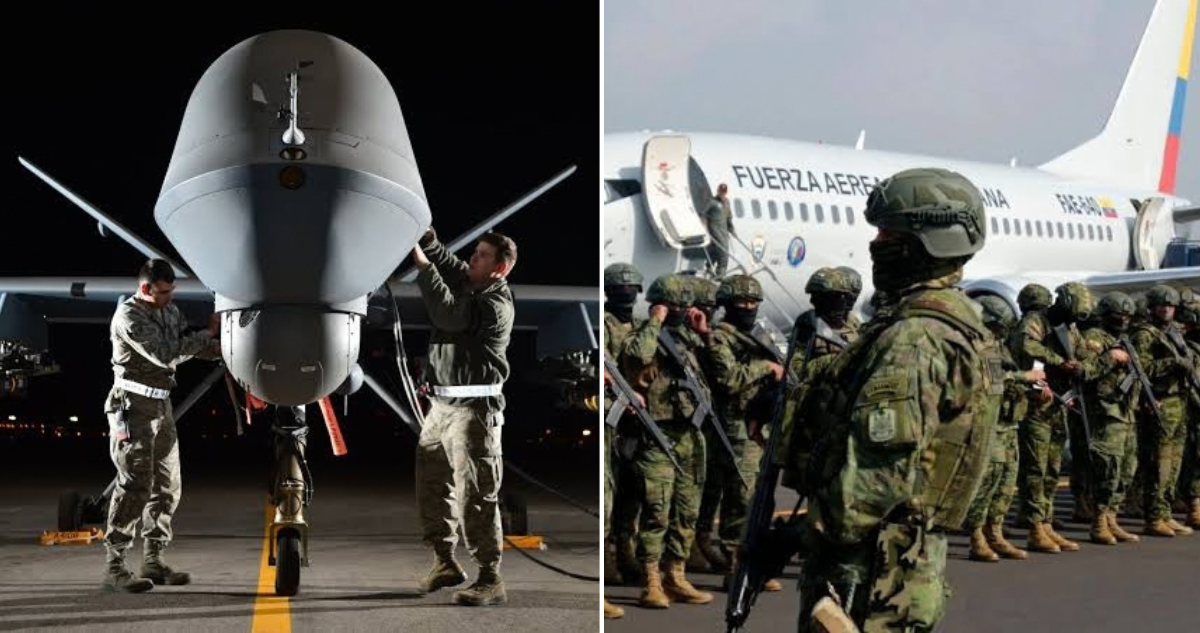EEUU envía drones a Sudamérica para combatir carteles