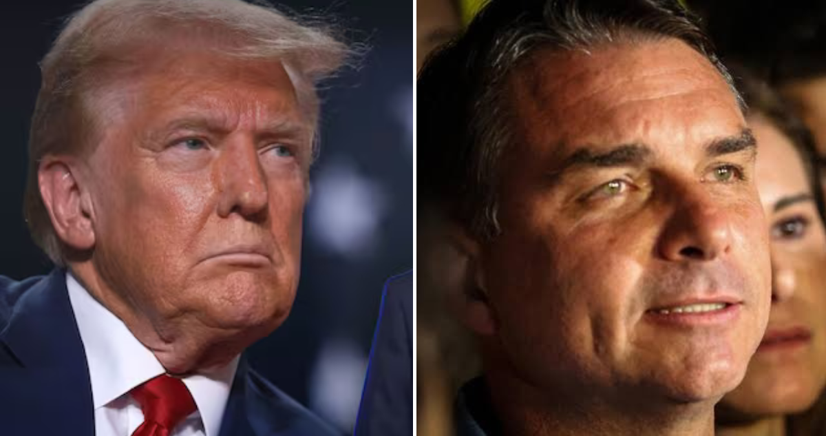 Trump se distancia de Flávio Bolsonaro