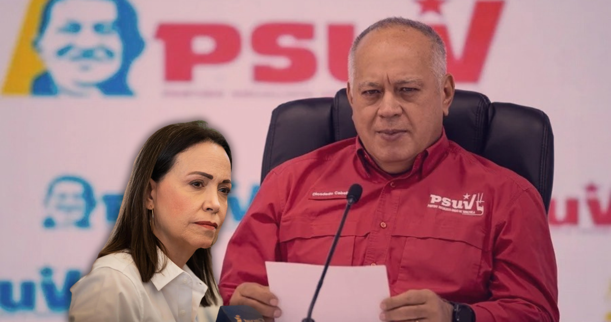 ¿Qué le impide venirse?: Cabello tilda de show fallidos intentos de Machado para volver a Venezuela