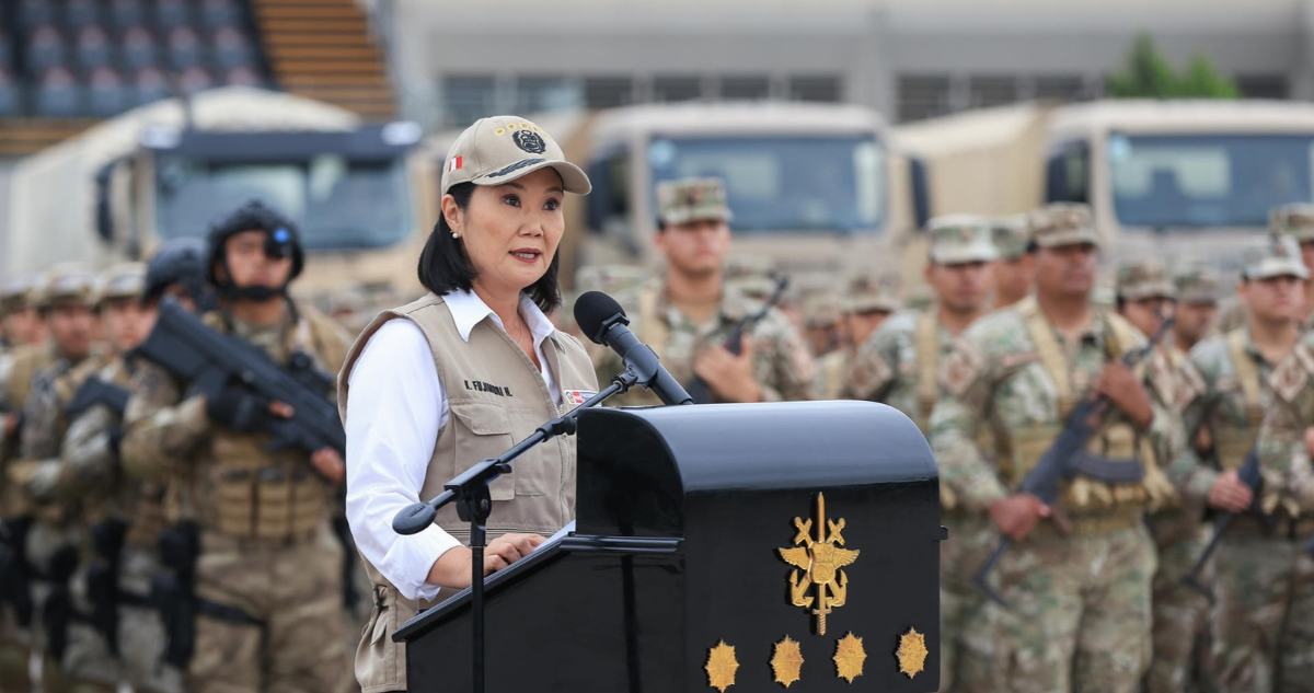 Pueblo de Perú está desesperado: Fujimori lanza plan contra delincuencia y pide apoyo a otros países
