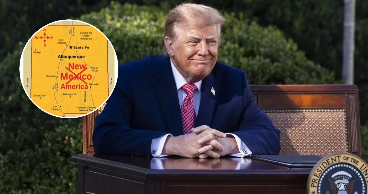 Trump insiste en renombrar Nuevo México como Nueva América: Le daría gran valor y prestigio