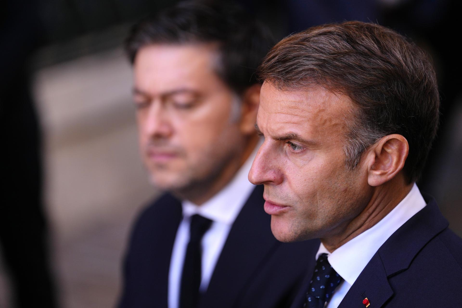 El presidente francés Emmanuel Macron