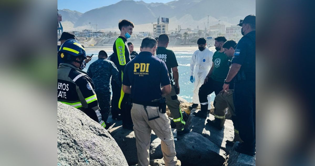 Encuentran restos humanos en playa de Antofagasta
