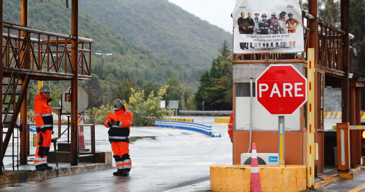 Familia confirma muerte de trabajador tras alud de barro en mina El Teniente de Codelco