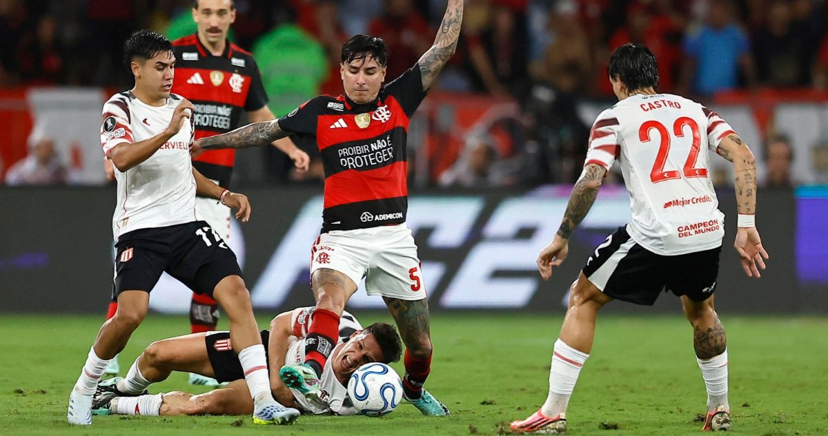 Flamengo y Estudiantes se enfrentaron por Copa Libertadores