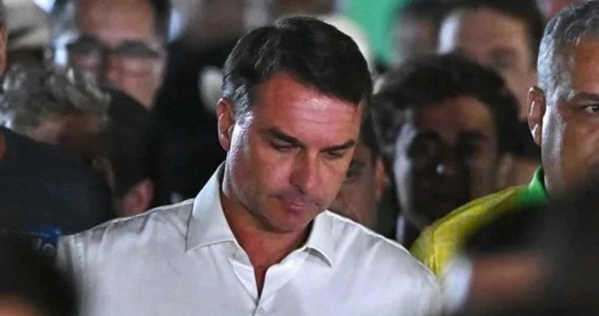 El excandidato presidencial Flavio Bolsonaro