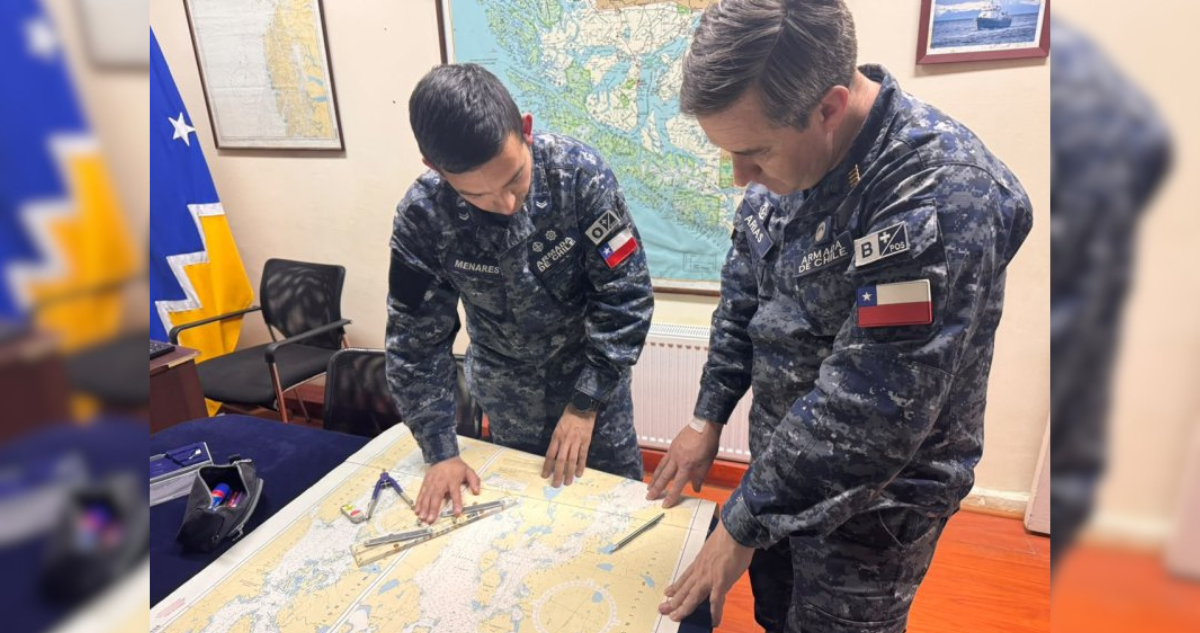 Armada despliega amplio operativo para encontrar a dos pescadores desaparecidos en Magallanes