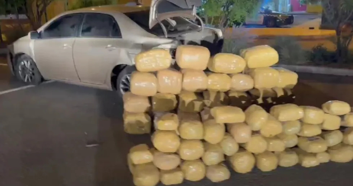 Vehículo abandonado en Ruta 5 Norte ocultaba más de 212 kilos de droga avaluada en $1.700 millones