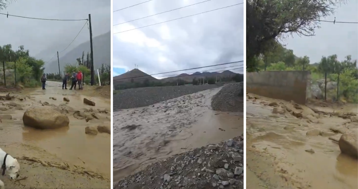 “Estamos preocupados”: Alertan activación de quebradas en Vicuña tras intensas lluvias