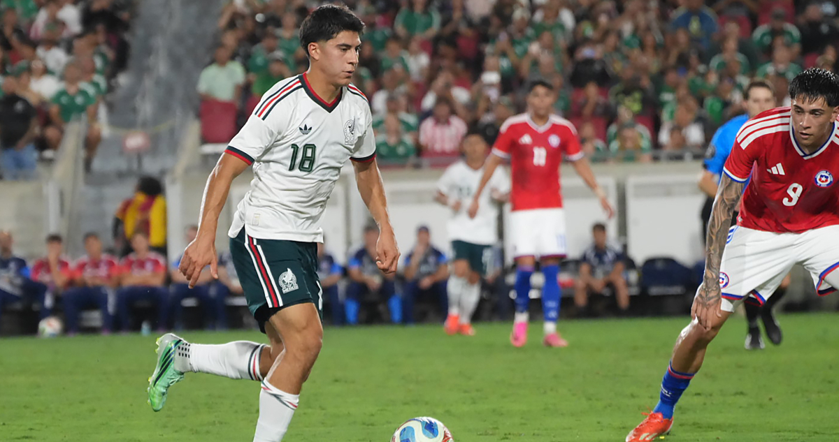Foto de contexto del amistoso de México ante La Roja