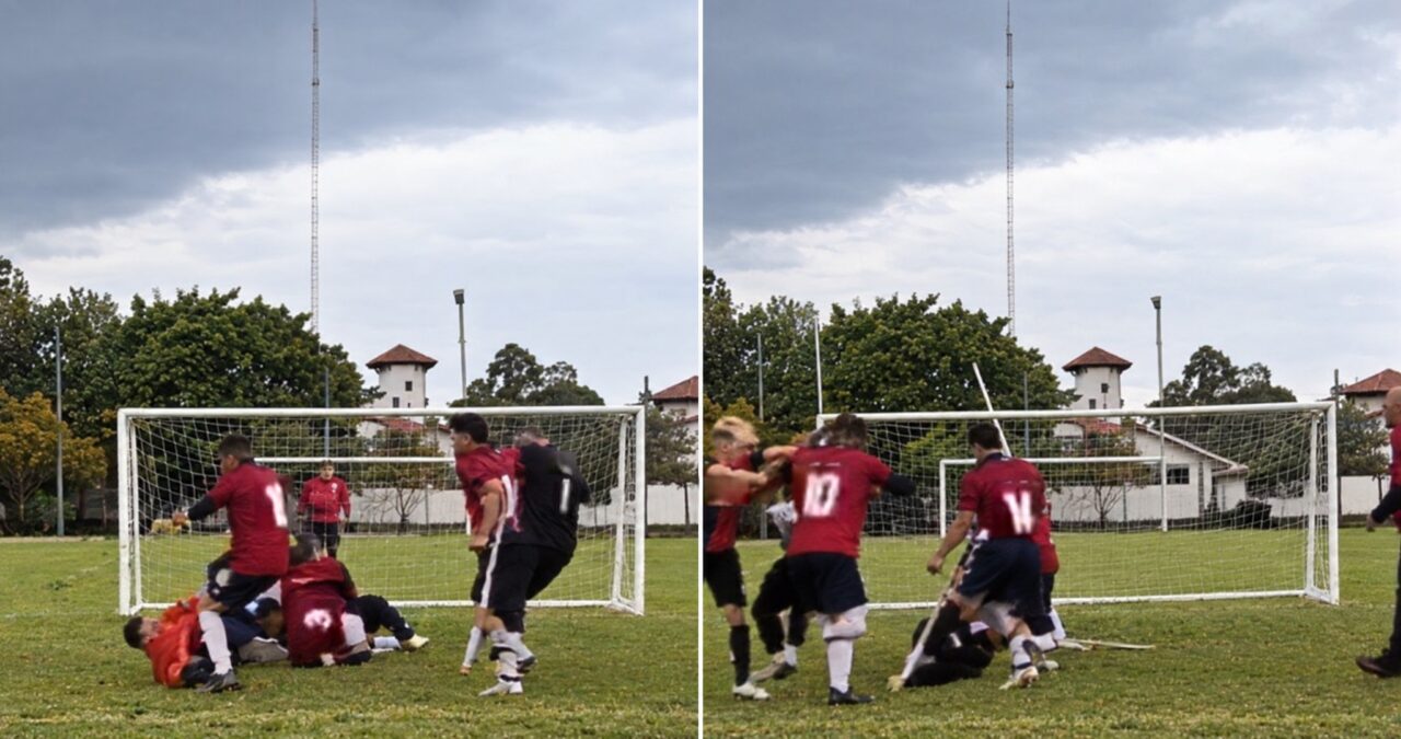Pelea escandalosa en el fútbol de amputados durante partido entre argentinos y uruguayos