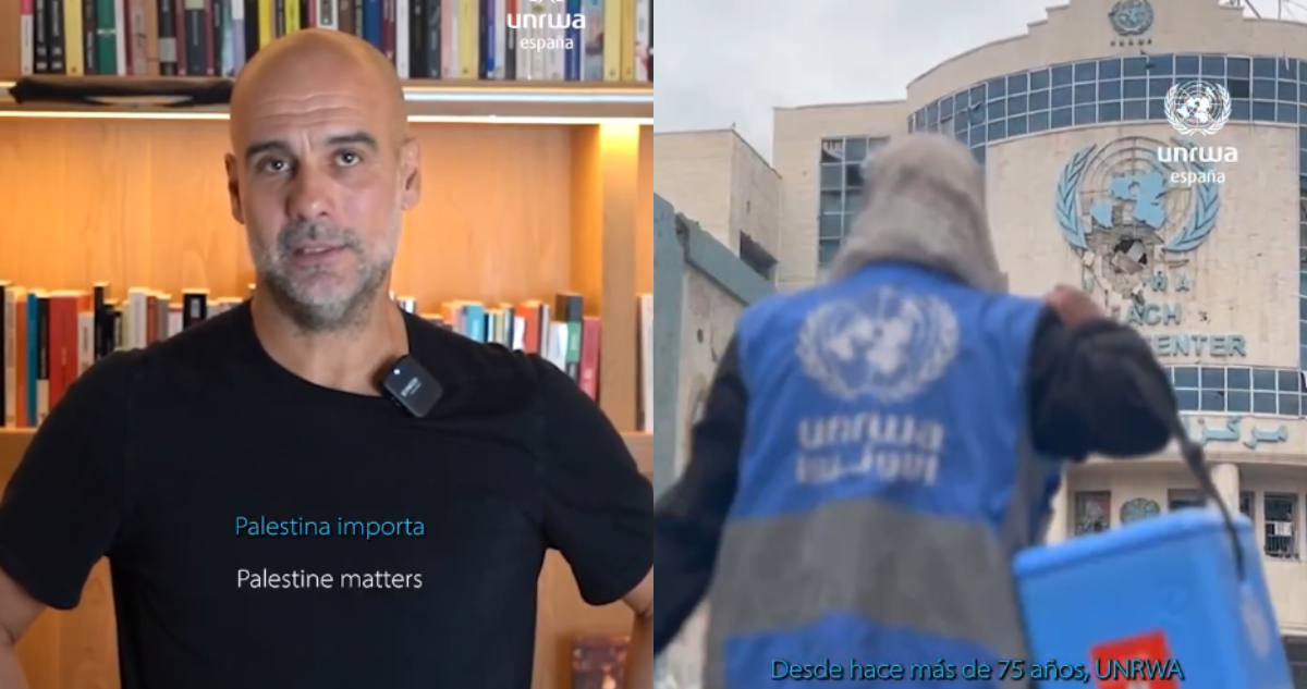 Guardiola envió mensaje de solidaridad a Gaza en video de ONU: “No son muertos, son asesinados”