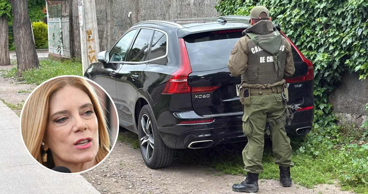 Hallan abandonado en Maipú auto de periodista Mónica Rincón tras sufrir encerrona con disparos al aire