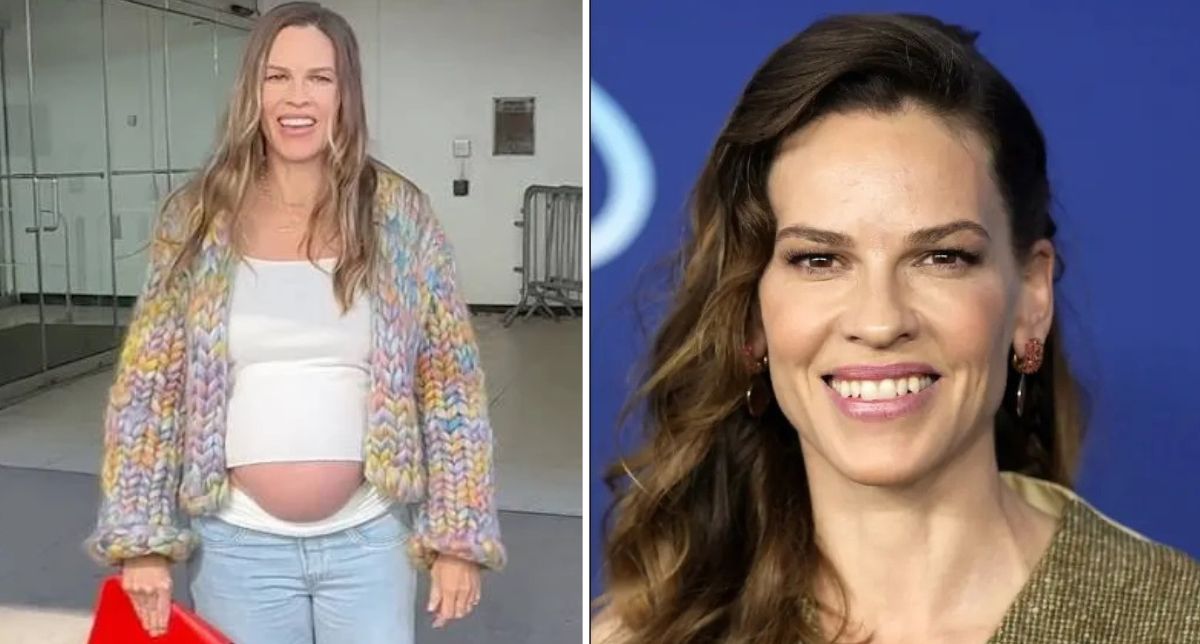 Hilary Swank responde a crueles comentarios tras anunciar embarazo a sus 52 años
