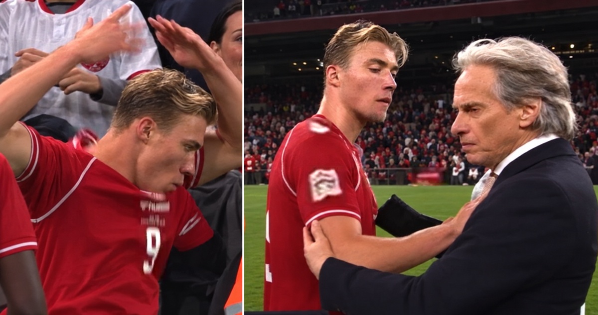 Danés Hojlund defiende a Cristiano Ronaldo: empujó a DT de Portugal tras partido