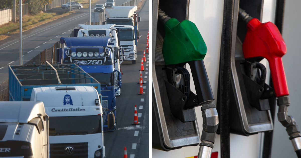 Inminente alza de bencinas: camioneros recalcan que la situación “está resultando insostenible”