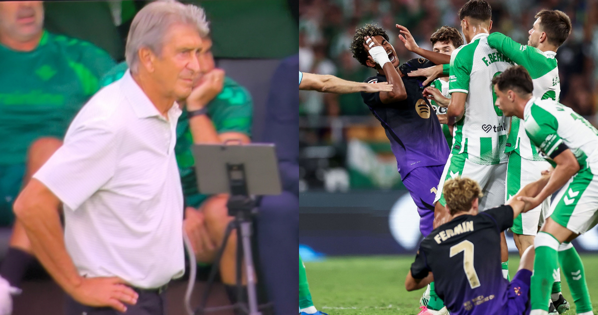 Intensidad, roja y partidazo: Betis de Pellegrini cayó goleado en LaLiga ante Barcelona