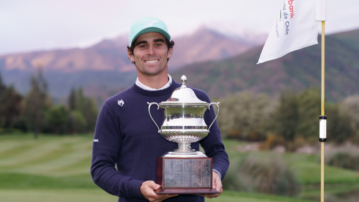 Joaquín Niemann ganó por primera vez el Abierto de Chile, golfista nacional sumó tercer título del año
