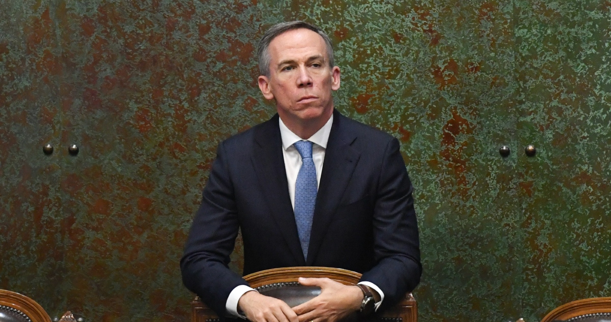 Jorge Alessandri por ministro de Justicia, Fernando Rabat
