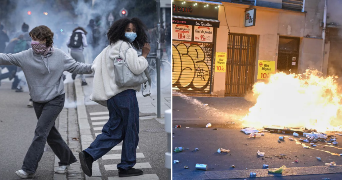 Joven de 17 años perdió ojo por gas lacrimógeno en Francia