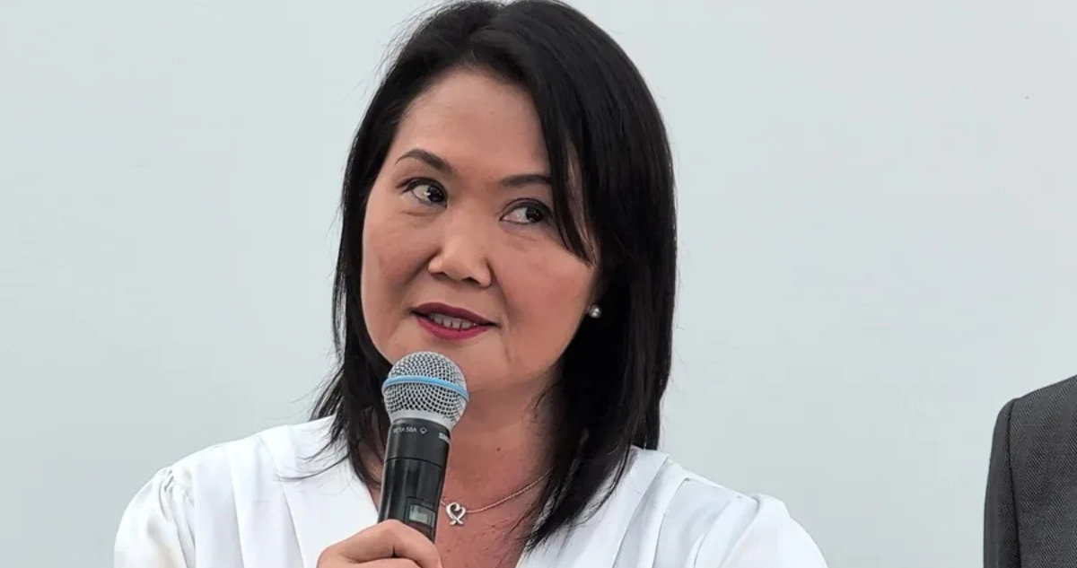 Imagen de archivo de la presidenta peruana Keiko Fujimori