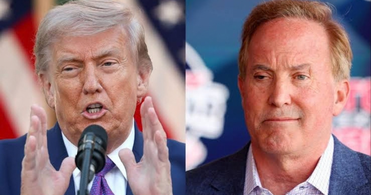 Donald Trump y Ken Paxton
