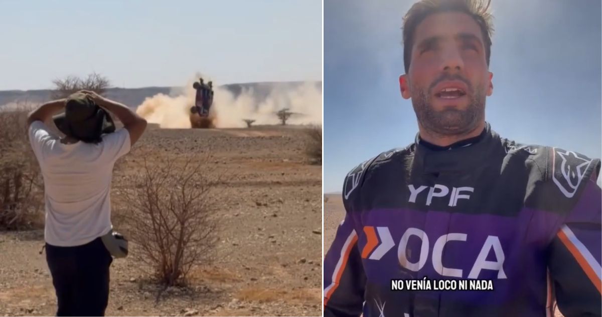 Kevin Benavides y su impresionante accidente en el Rally de Marruecos