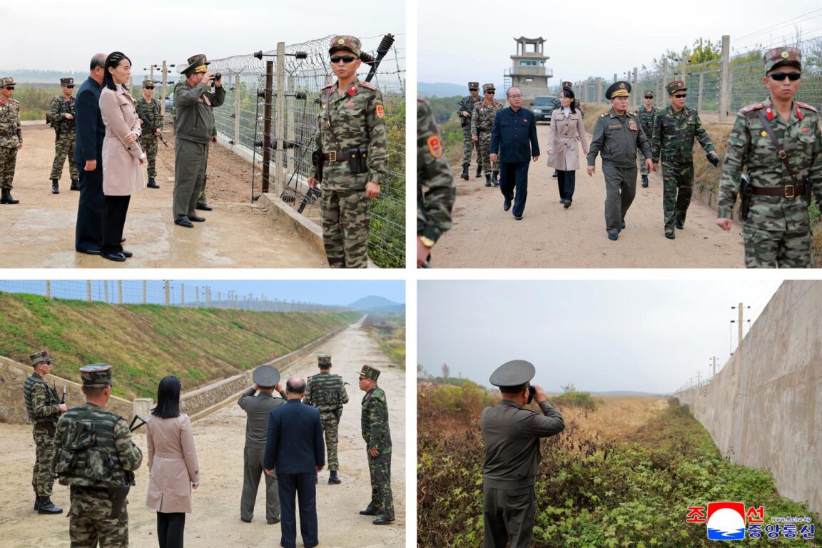 Kim Yo Jong en la frontera