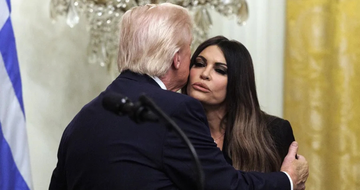 Imagen de archivo de Kimberly Guilfoyle junto a Donald Trump