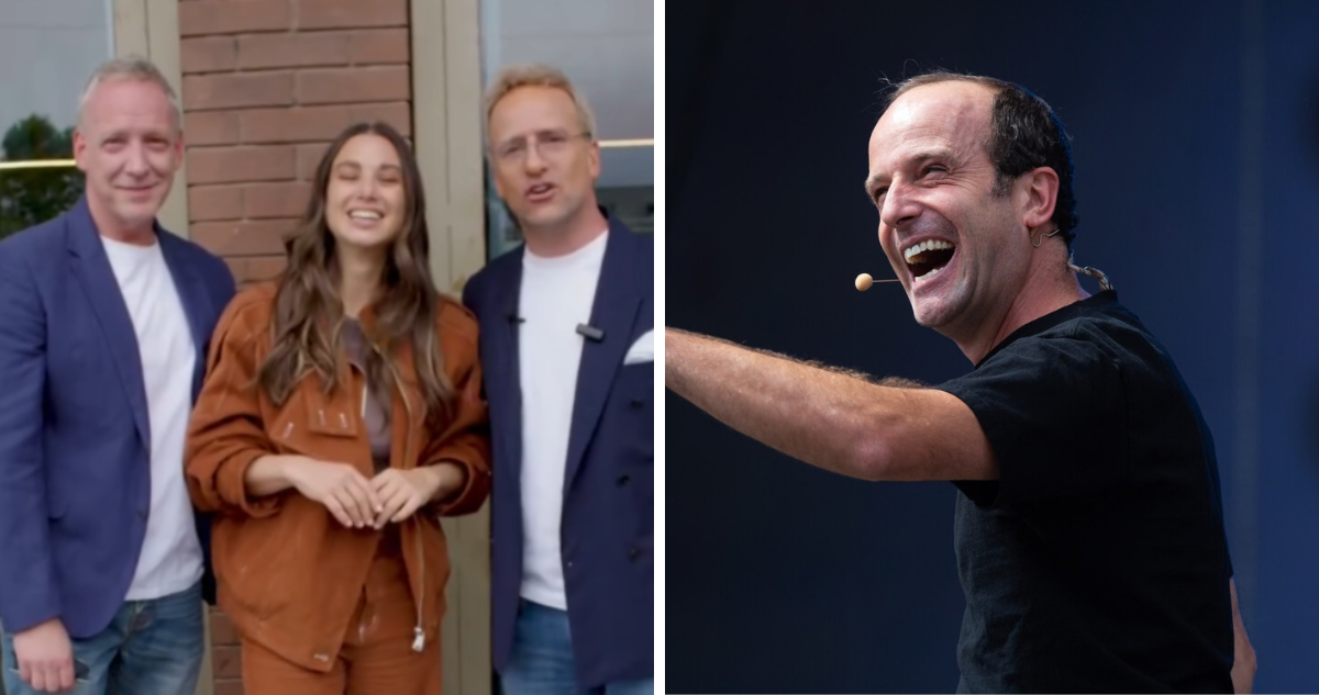Stefan Kramer y animadores de Vertigo de Canal 13