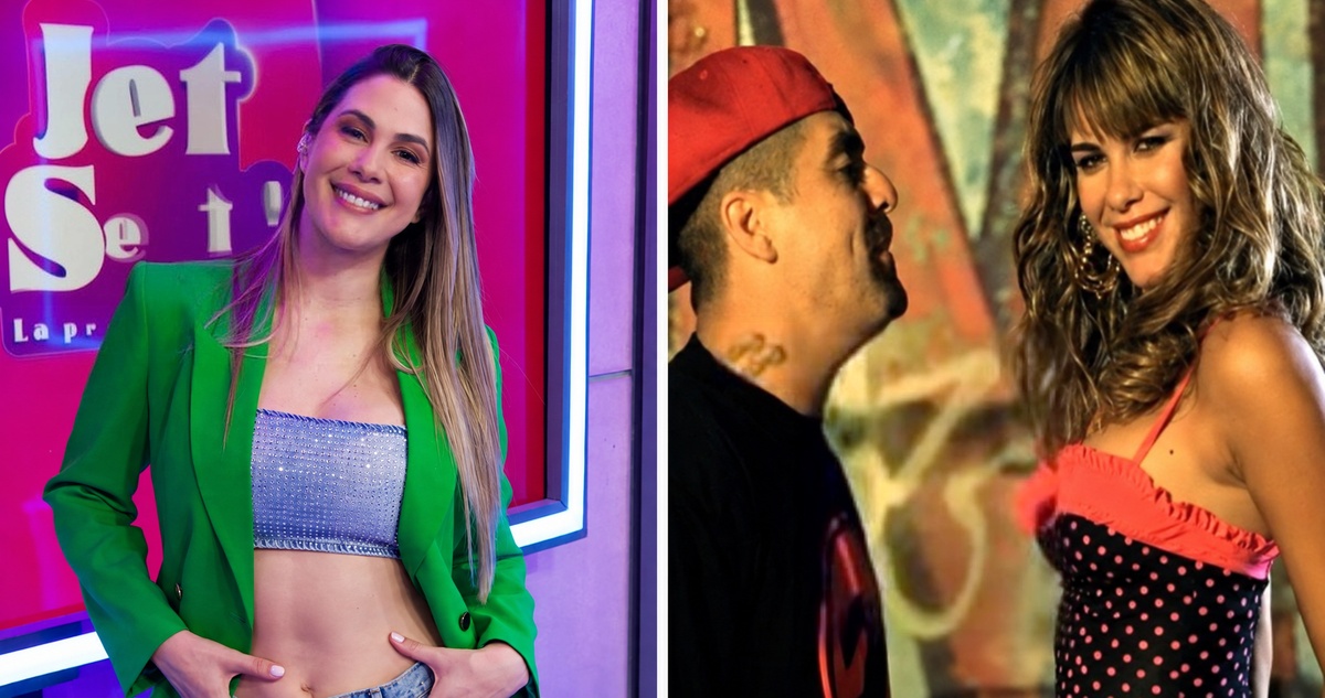 Laura Prieto y captura del videoclip de “Lady” con DJ Méndez